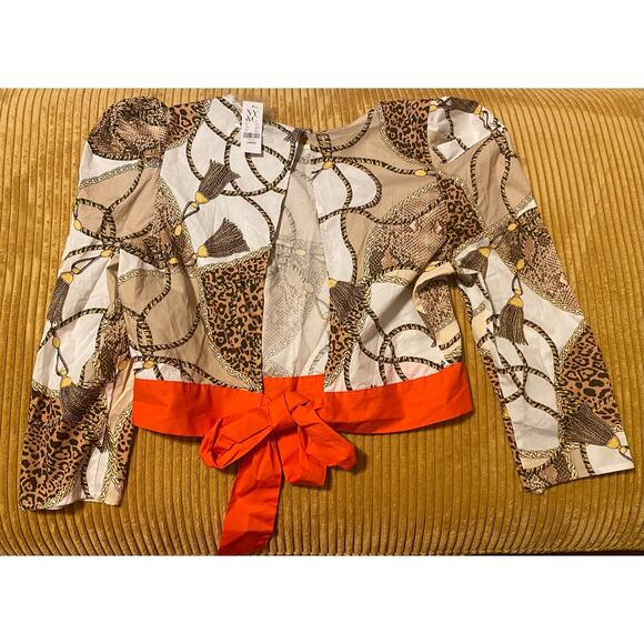 Open Back Blouse- Size Large - Picture 6 of 9